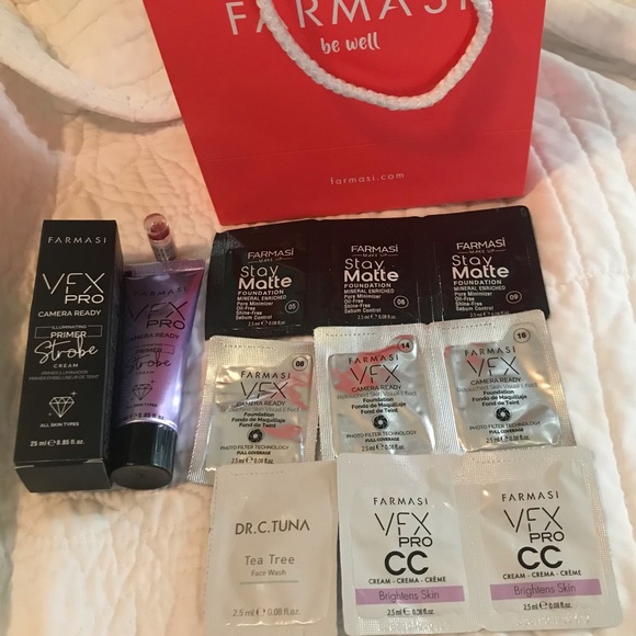 Farmasi sample’s and one VFX pro camera ready Primer and full size Sensi Wipes! - Picture 2 of 10
